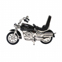 Custom Vintage Mini Cruiser Motorcycle Desk Clock